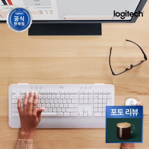 [N배송] 로지텍코리아 공식 시그니처 MK650 콤보 무선 키보드 마우스 세트 오프화이트, 멤브레인