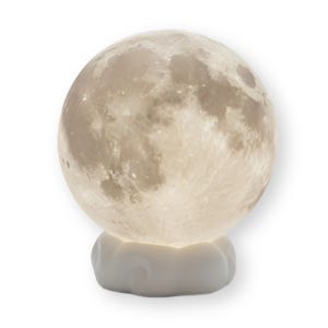 팹큐브 국내산 구름 달조명 탁상 인테리어 침실 무드등 12cm