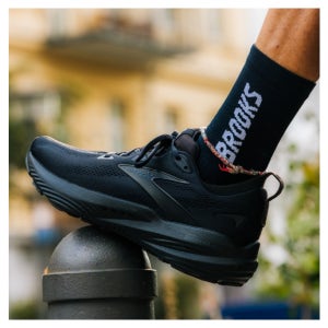 브룩스 러닝 글리세린 22 쿠션 런닝화 가벼운 마라톤화 남성 블랙