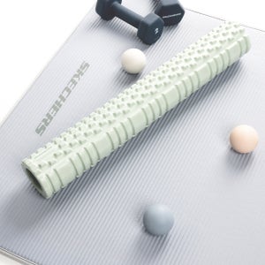 스케쳐스 폼롤러 60cm 슬림 얇은 마사지 돌기 지압 필라테스 요가 홈트 스트레칭