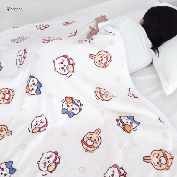 먼작귀 치이카와패턴담요 양털 극세사 무릎담요 포근한 겨울 보온 소프트 블랭킷