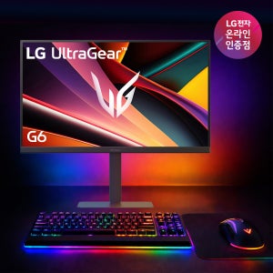 최대 46만 LG 울트라기어 G6 27G640A 게이밍모니터 300Hz IPS QHD 68.3cm(27인치) 1ms
