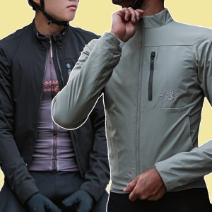 NSR 클럽 인슐레이티드 보온 방풍 자켓 남성 자전거 바람막이