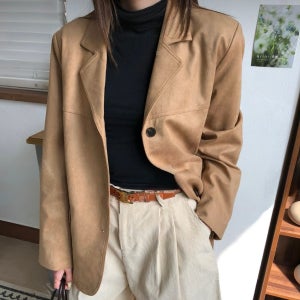 스웨이드자켓 여성스웨이드자켓 클래식