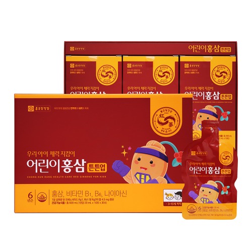 종근당건강 어린이<b>홍삼</b> <b>진세노사이드 Rg1 Rb1 Rg3</b> 3박스