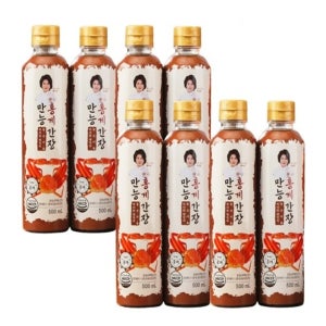 박미란대가 홍게 간장 500ml 8통 국내산 홍게농축액 엑기스 액기스 만능 맛간장