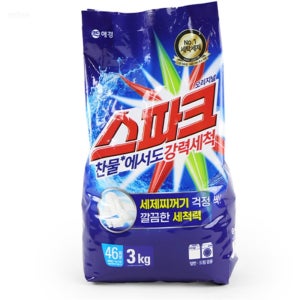 앤쥬 스파크3kg리필 세탁세제일반용 세탁세제리필