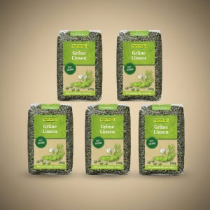 라푼젤 그린 렌틸콩 렌즈콩 슈퍼푸드 500g, 5개