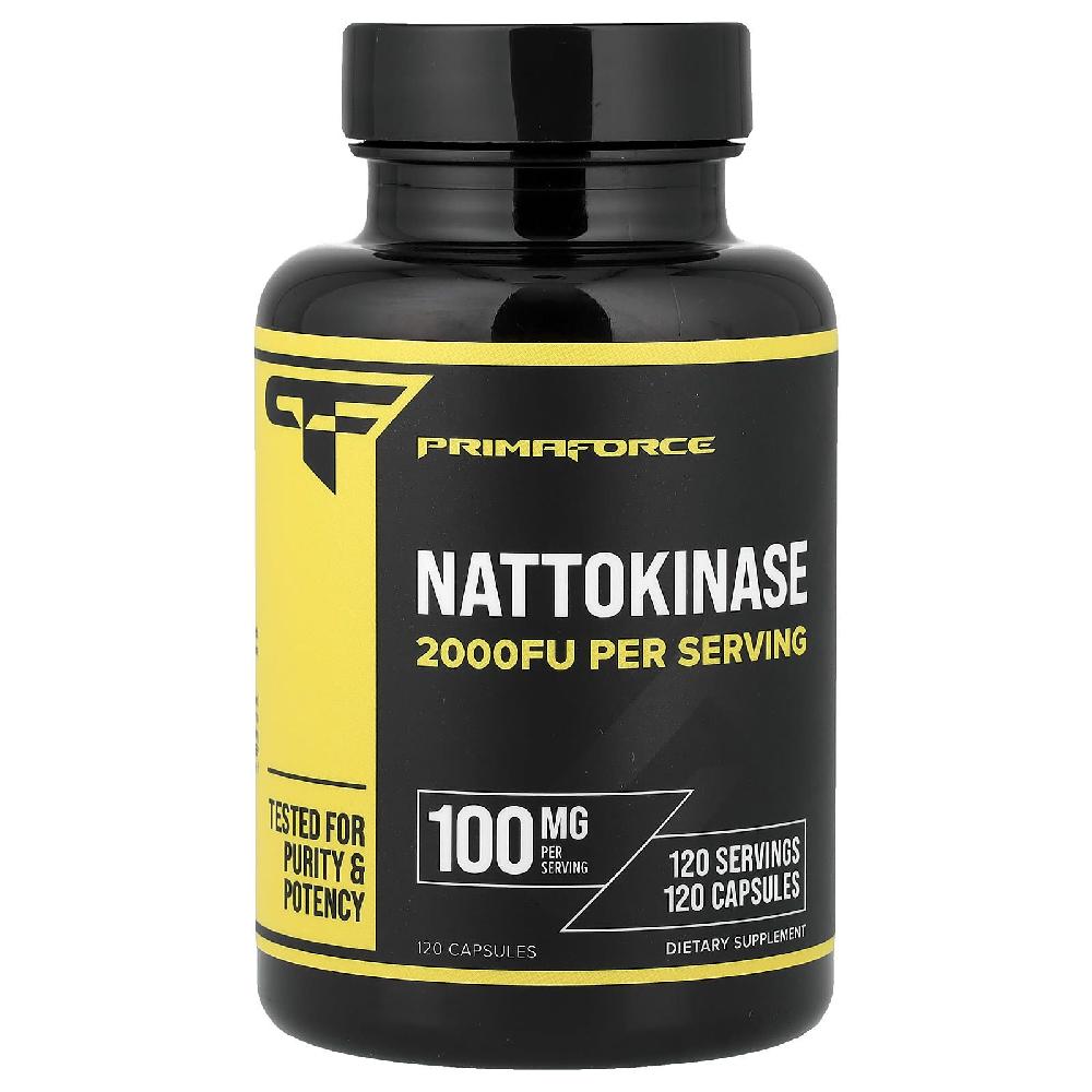 <b>프리마포스</b> 나토키나제 100mg 2000FU Nattokinase 캡슐 120정