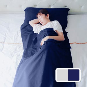 침낭 1인용 차박 여행용 캠핑 휴대용 침구 라이너