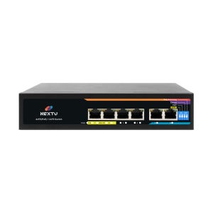 NEXT-POE706EF AI지능형 4+2포트 10/100Mbps POE+ 스위치허브