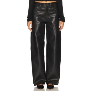 리볼브직영몰 AGOLDE ARC 와이드 렉 팬츠 Leather
