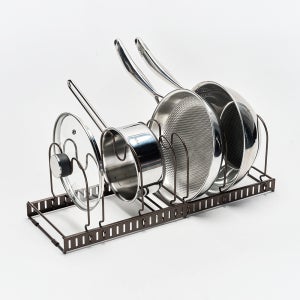 모카 길이조절 프라이팬 냄비 접시 도마 쟁반 거치대 꽂이 주방정리 수납