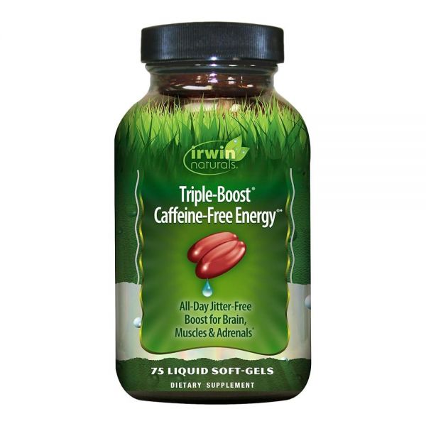 <b>어윈네츄럴</b> <b>Irwin</b> Naturals Triple-Boost 카페인 프리 에너지 75개