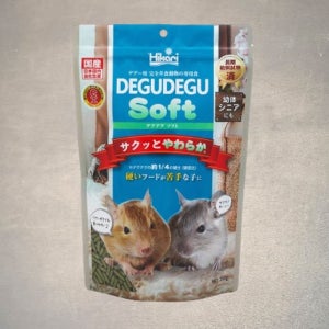 히카리 데구 소프트 사료 350g 냄새 억제 데구데구 친칠라 토끼 전용 밥 먹이