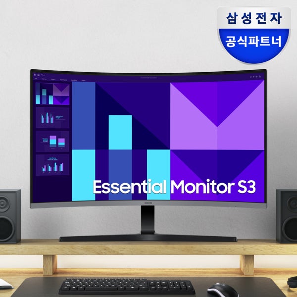 삼성전자 삼성 LS32D390 80.1cm (32인치) 커브드 모니터 VA 100Hz