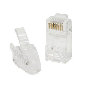 마하링크 CAT.6 UTP 관통형 EZ RJ45 커넥터 락부트포함 ML-EZC6RJ