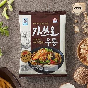 사조 대림선 가쓰오우동 229.4g x 30개 1박스 대용량 (행사)