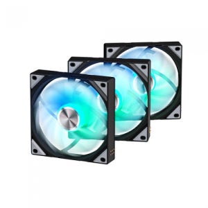 TRYX ROTA SL ARGB 리버스 120 (3팩, 블랙)