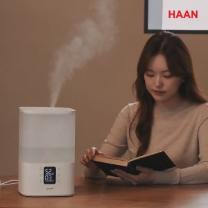 [26년형 UV가열 듀얼살균] 한경희 복합식 가습기 초저소음 비염 통세척 가정용 사무실 무소음 아기방 무드등 탁상용 대형 대용량