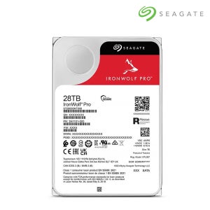 28TB ST28000NT000 씨게이트 IronWolf Pro NAS 하드디스크 5년보증 데이터복구 512MB, 28TB