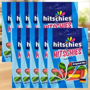 히치스 hitschler 히츨러 오리지널 믹스 츄잉캔디 수수깡젤리 40g x10개 젤리사탕