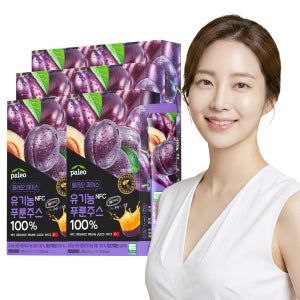팔레오 유기농 푸룬주스 100% 14포, 6개