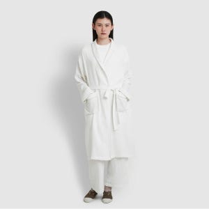 [JAJU/자주] 여 이중지 패턴 파자마 로브 2종 택1