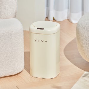 [리퍼] 비바 센서 휴지통 디엣지 11L 종량제 기저귀 냄새차단 자동 센서 휴지통