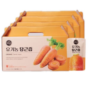 유기농 당근즙 30포, 4개