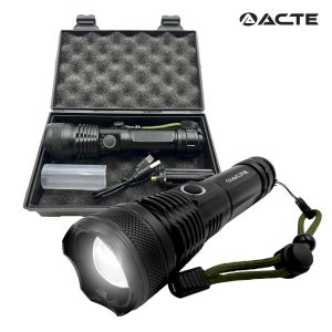 액트 파워 후레쉬 충전식 손전등 써치라이트 줌 랜턴 XHP-50