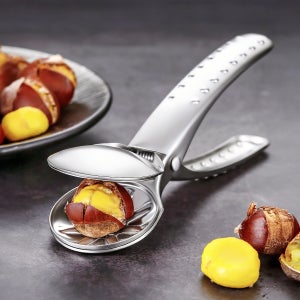 리브문 스테인리스 밤 십자 칼집 커팅기 커팅용 밤칼 가위 견과류 간편 절단 조리도구