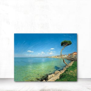 마지아갤러리 자연 유화풍 풍경화 바다 공간 포인트 인테리어액자 캔버스 시슬레 41x31cm