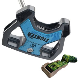 버크 코리아 공식정품 BURKE FIGHTER 22-CC 제로토크 골프퍼터+퍼팅매트세트