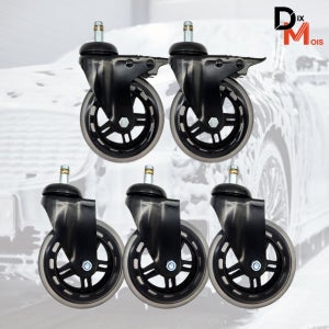 버킷돌리 우레탄바퀴 바퀴캐스터 10cm(4인치) 5개세트