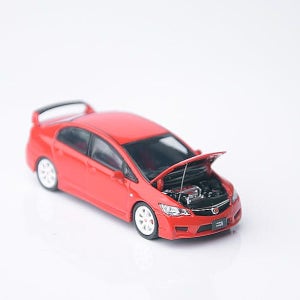 Model1 프리미엄 혼다 시빅 타입 R FD2 레드 우핸들 999개 리미티드 아크릴 케이스 1:64 다이캐스트 미니카