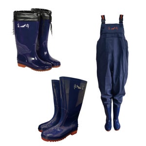도수 장화 패션 카프끈 가슴 고무장화 해루질 갯벌