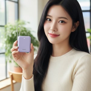 기내반입 비행기 보조배터리 10000 미니 대용량 보조배터리 휴대용 충전기