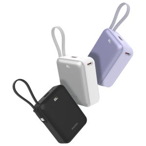 가벼운 기내반입 비행기 보조배터리 10000 미니 대용량 보조배터리 휴대용 충전기