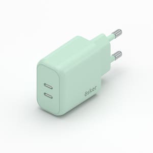 에스커 GaN USB PD PPS C타입 컬러 초고속충전기 35W(C타입2포트)