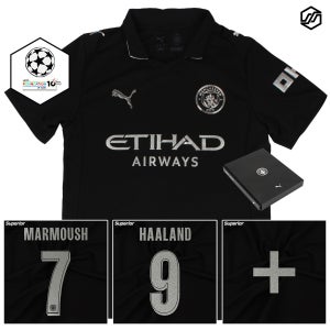 [UCL] 푸마 맨시티 25/26 어웨이 어센틱 챔피언스리그 마킹 패치 유니폼 780885 02