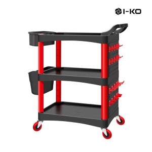 공구대 공구함 최대하중200kg이상 툴박스 공구다이 3단 카트 트롤리 구르마 iko-tt030