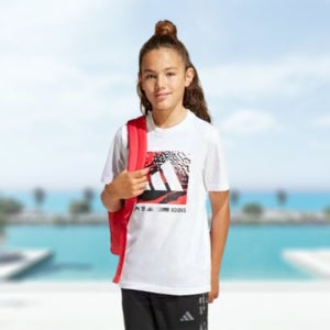 키즈 삼선 반팔티 카모 그래픽 패션 티셔츠 JD4642