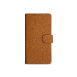 부드러운 국내 생산 고급 천연가죽 시리우스 오플 가죽 다이어리 케이스 브라운, 갤럭시S21FE(G990)