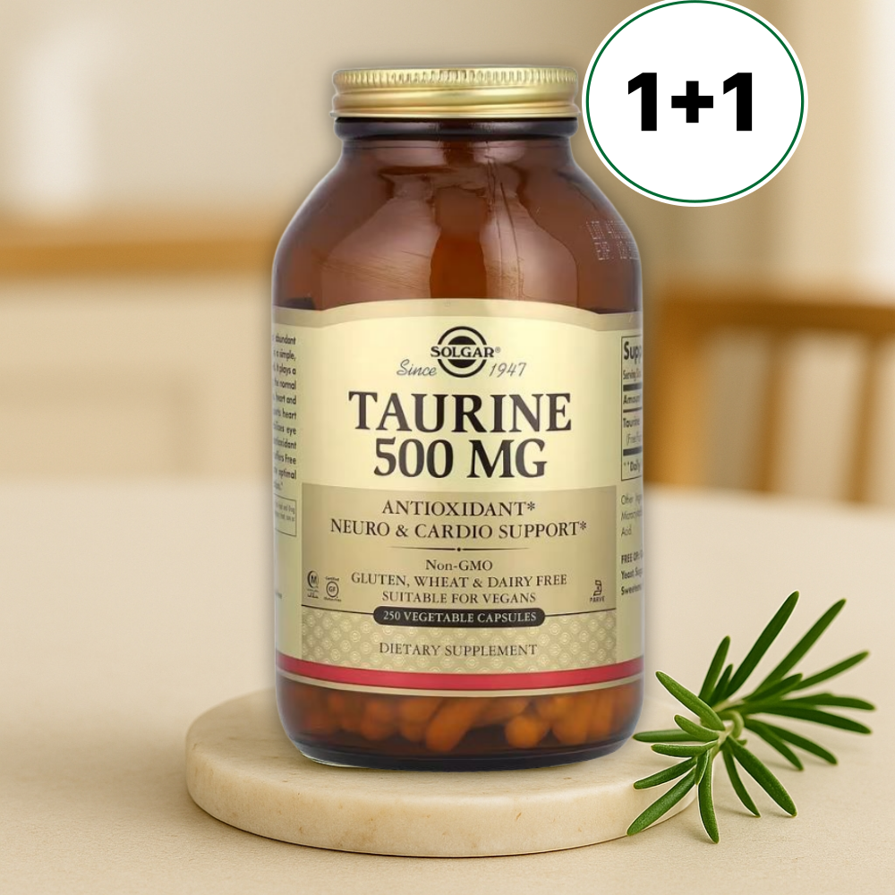 솔가 타우린 500mg Solgar, Taurine 식물성 250캡슐, 2개