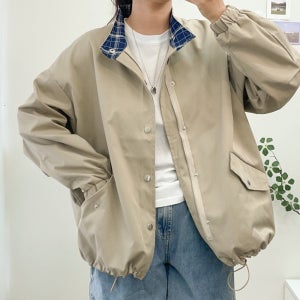 야상점퍼 바람막이점퍼 여성가을아우터