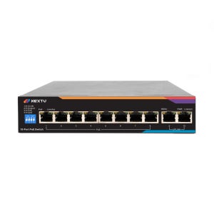 NEXT-POE910F-2TP AI지능형 8포트 POE 96W+2TP 스위치허브
