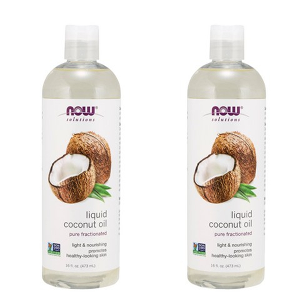 나우푸드 <b>코코넛 오일</b> <b>리퀴드</b> 473ml 피부 헤어 2개