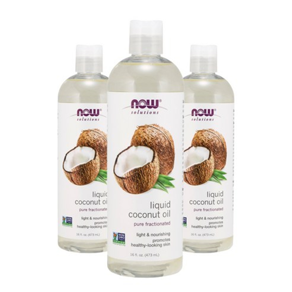 나우푸드 <b>코코넛 오일</b> <b>리퀴드</b> 473ml 피부 헤어 3개