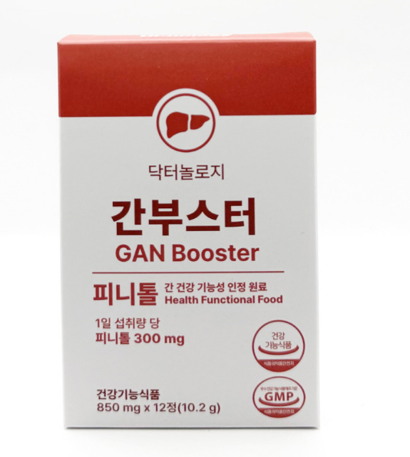 닥터놀로지 간 부스터 <b>피니톨</b> 850mg x 12정
